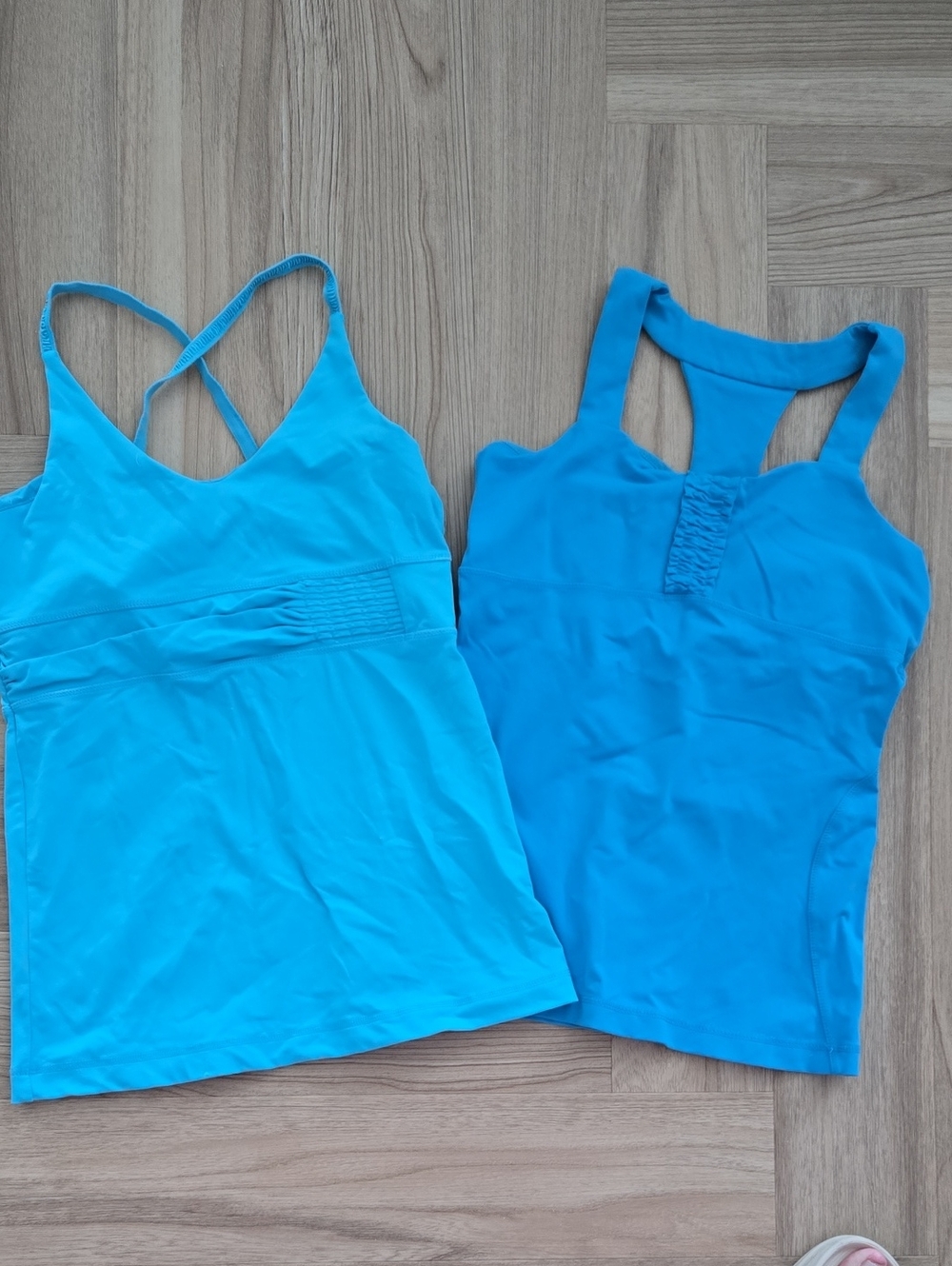 Kyodon Women’s Athletic Tank Top — Bright Teal Blue Small 2
